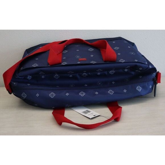 Tommy Hilfiger 69J6552 420 Unisex Large Navy/Red Travel Weekender Duffle Bag - Picture 7 of 11